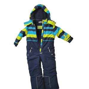 Topolino Snowsuit Padded Insulated Hooded Winter One Piece Suit Size 2T-3T‎